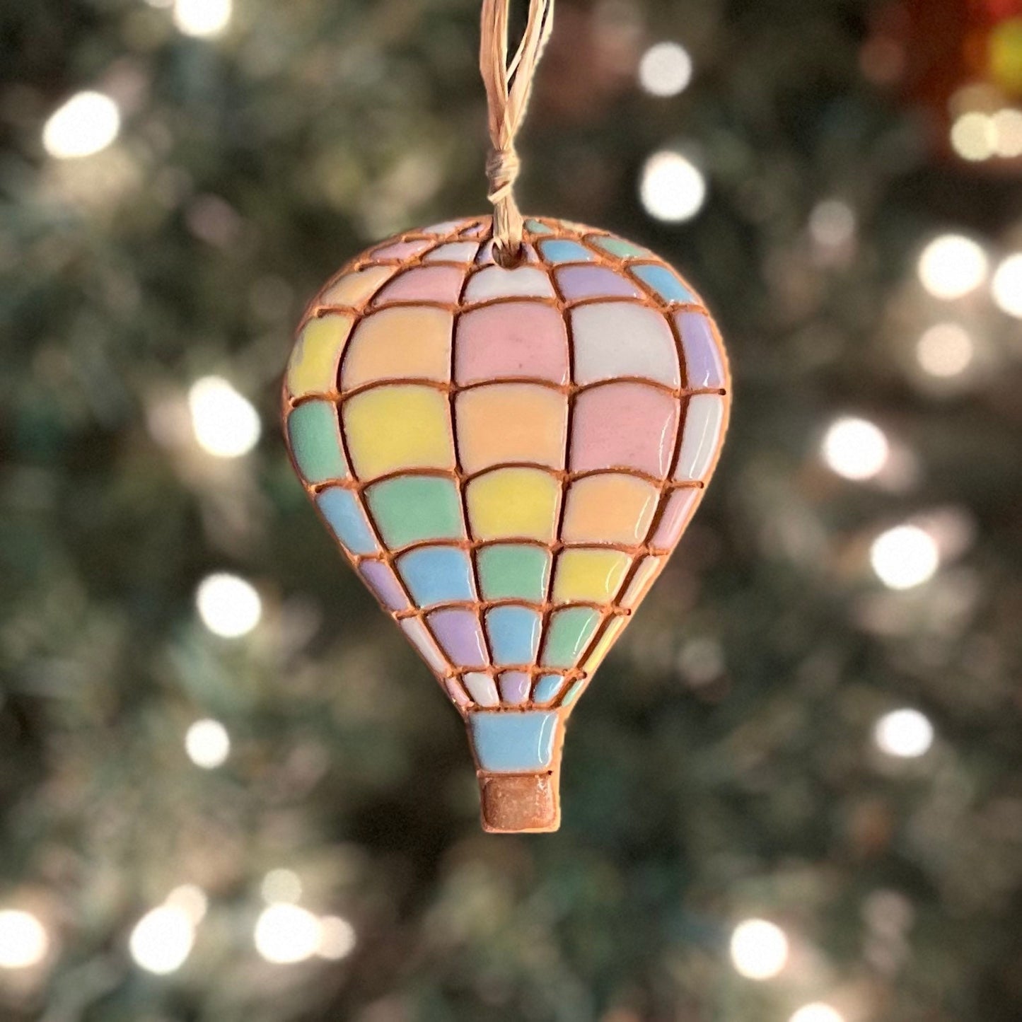 Hot Air Balloon Ornament (color variations)