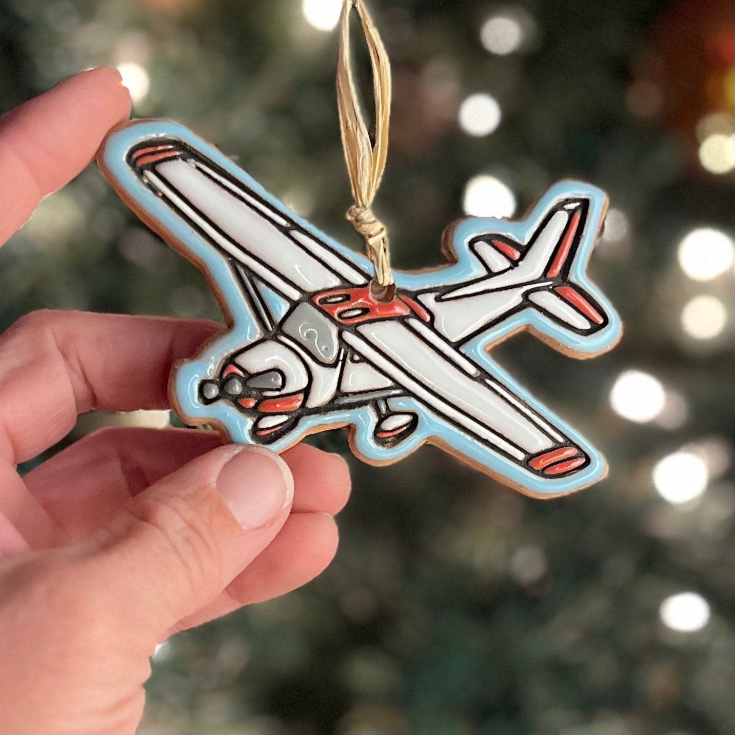 Cessna Airplane Ornament
