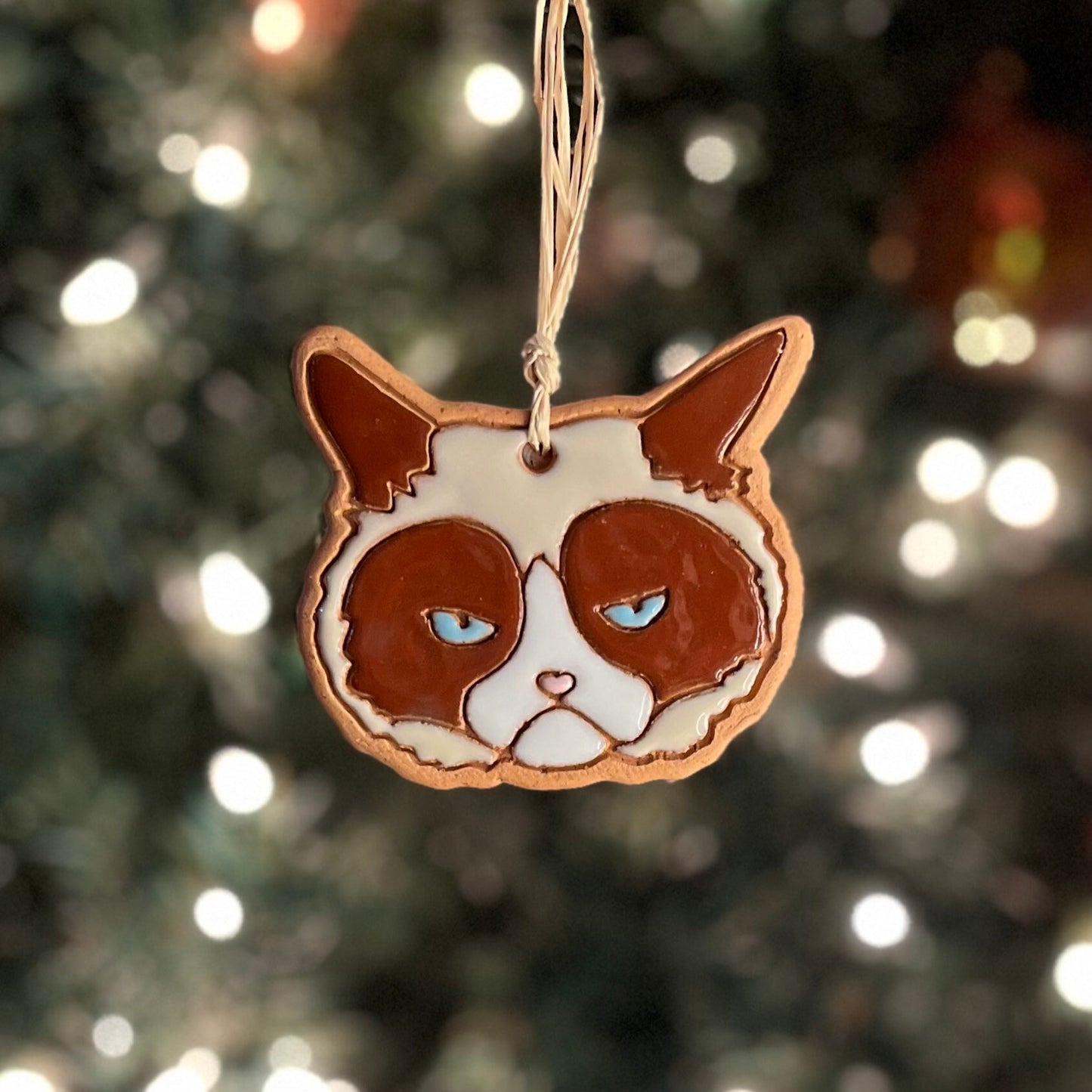 Grumpy Cat Ornament (color variations)