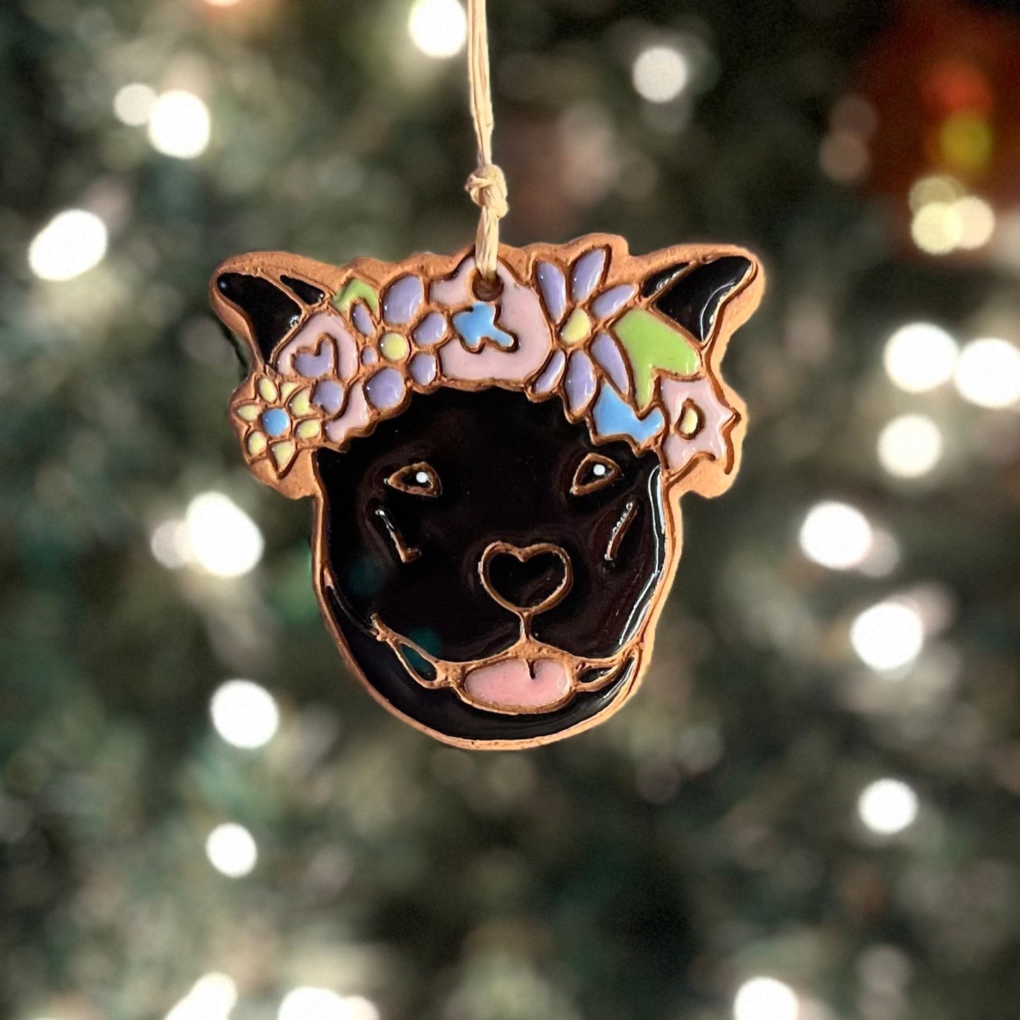 Pit Bull Ornament (color variations)