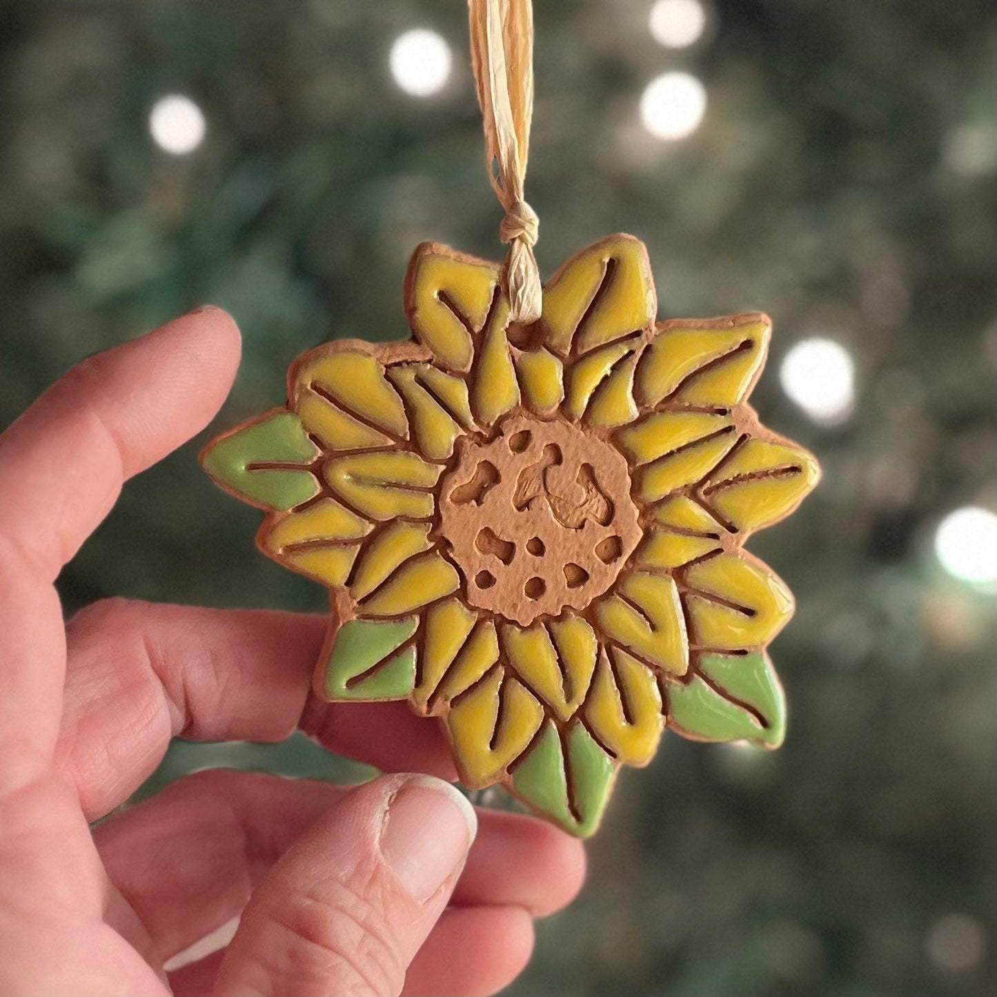 Sunflower Ornament (color variations)