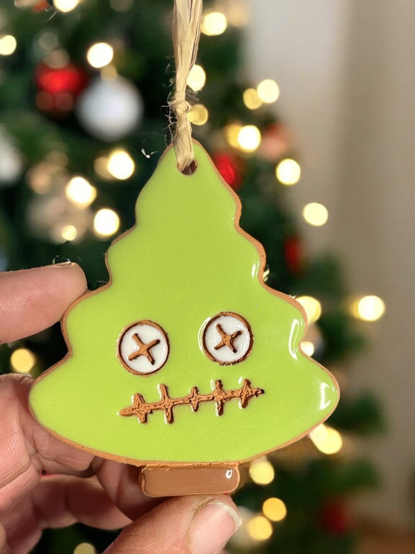 Zombie Christmas Tree Ornament