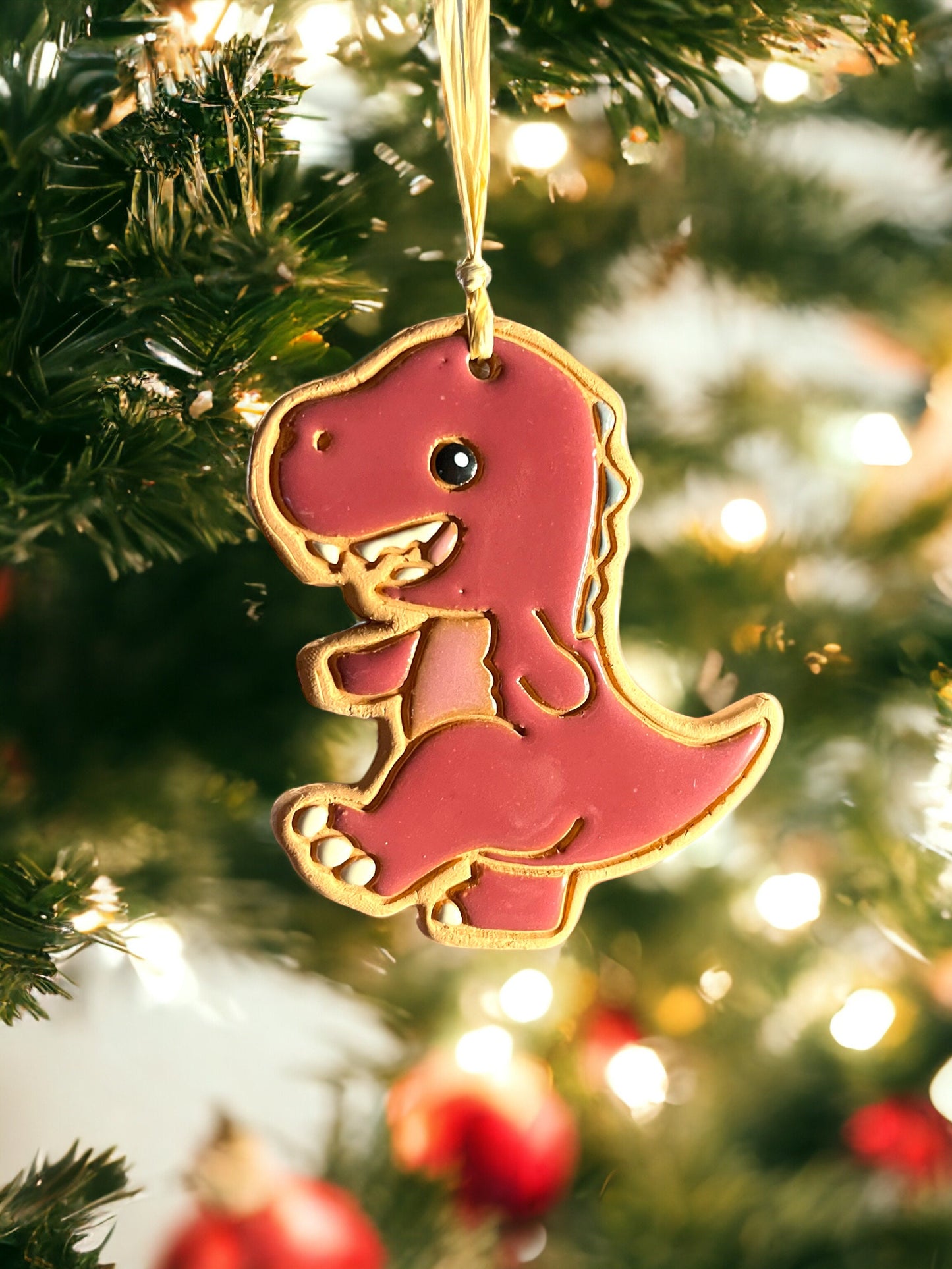 Cute T-Rex Ornament (color variations)