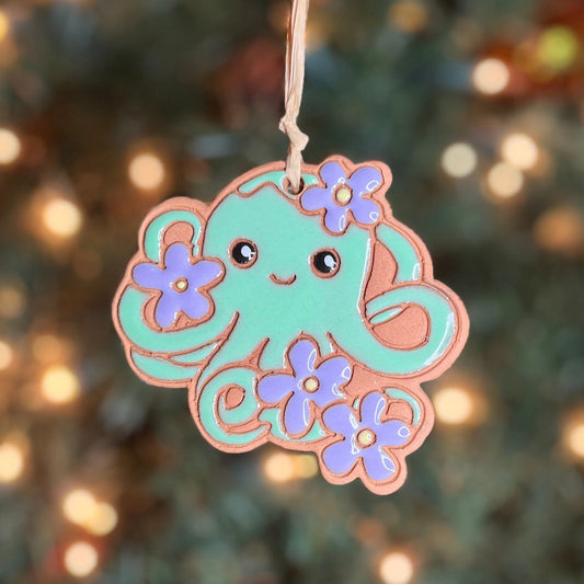 Octopus Ornament (color variations)